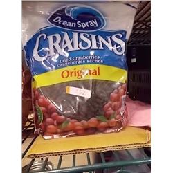 OCEAN SPRAY DRIED CRANBERRY'S - 1.36KG