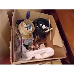 BOX OF HOUSE HOLD