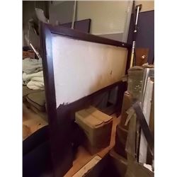 QUEEN HEADBOARD - BROWN