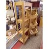 Image 1 : WOOD DISPLAY STAND - 4 SHELF - 5 1/2"