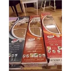 LAMINATE FLOORING WITH FOAM BACKING - 2 BOXES X ~16.48SQFT - BRANDY - STR