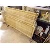 Image 1 : DOUBLE BED FRAME- WICKER & METAL