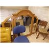 Image 1 : OAK FRAMED WING MIRROR