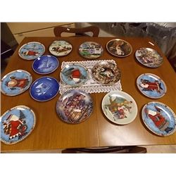 COLLECTOR PLATES - CHRISTMAS THEM - 15 TTL