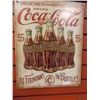 Image 1 : MEMORABILIA - METAL SIGN - COCA COLA