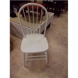 VINTAGE OLD COUNTRY DINING CHAIR - WHITE