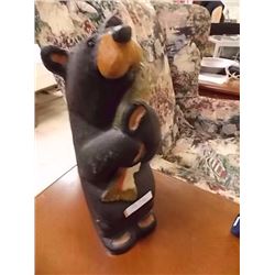 HAND CRAFTED CARVED BEAR - BIG SKY CARVING JEFF FLEMING