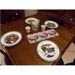 DISHES, TEA SET, TILES & MORE - 10PC TTL