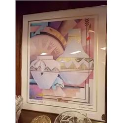 FRAMED SOUTHWESTERN STILL LIFE - SIGNED