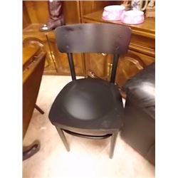 DINING CHAIRS - BLACK - 4 TTL
