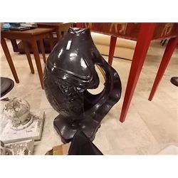 LARGE PORCELEIN FOUNTAIN - FISH