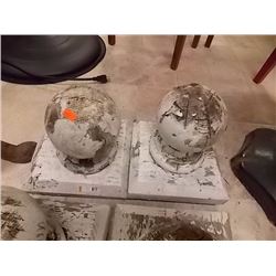 VINTAGE FENCE POST TOPS - 2