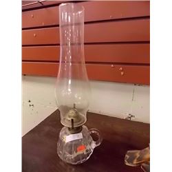VINTAGE OIL LAMP WITH FINGER HOLD