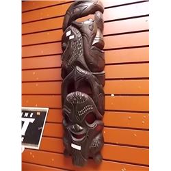 LARGE AFRICAN WOOD CARVING