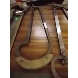 VINTAGE MEAT SAW