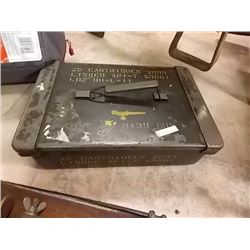 METAL AMMO BOX FOR 20MM CARTRIDGES