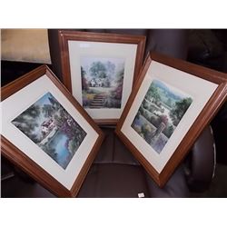 FRAMED PICTURES - 3 TTL - LANDSCAPES