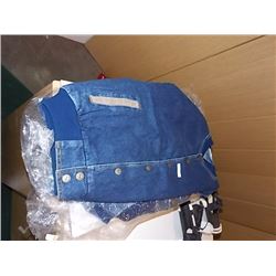 LOT OF NEW DENIM VESTS - 5 TTL