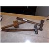 Image 1 : WOOD TOOL & 2 VINTAGE HAMMERS
