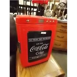 COCA-COLA MINI FRIDGE - 12 VOLT -  NO CORD
