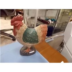 HAND CRAFTED WOOD CARVED ROOSTER