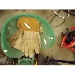 WELDING GLOVES - 2 PAIR