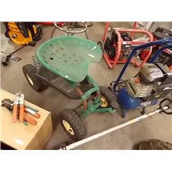 GARDEN WAGON - WITH TRACTOR SEAT