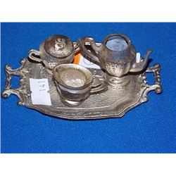 MINI DISH SET & TRAY - MADE IN OCCUPIED JAPAN