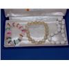 Image 1 : BEADED GEMSTONE BRACELETS - 3 TTL