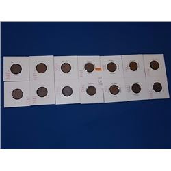 PENNIES - 1934-1952 - APPROX 14