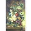 Image 1 : HEINRICH GAROSSA (German. Born 1902), "Still Life, Flowers on a Mantel". Signed Garossa l/r.<br...