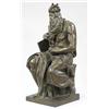 Image 1 : PATINATED BRONZE FIGURE OF MOSES, German. 20th Century. With H. Hirschwald, Berlin foundry mark...