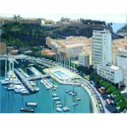 MICHEL DUREUIL (French. Born 1929), "Monte Carlo". Signed Dureuil l/l. Also titled on the stret...