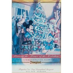 Disneyland Commemorative Holiday Passport.