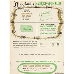 Magic Kingdom Club Membership Card Holder.