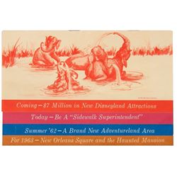 Disneyland's Coming Attractions Gate Flyer.