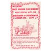 Image 2 : Collection of (5) Disneyland Event Flyers.