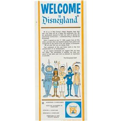 "Welcome to Disneyland" Gate Flyer.