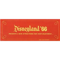 "Disneyland '66" Gate Flyer.