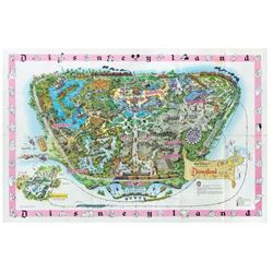 1961 Disneyland Map.