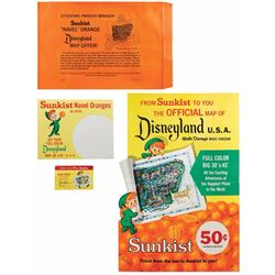 Sunkist Disneyland Map Display Kit.