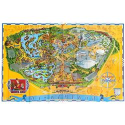 1974 Disneyland Map.