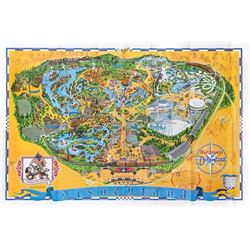 1975 Disneyland Map.