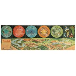 "Disneyland Musical Map" (5) Record Set.