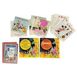 Set of Disneyland Records Memorabilia.