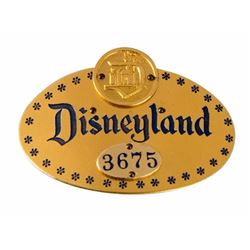 Early Disneyland Employee Badge.
