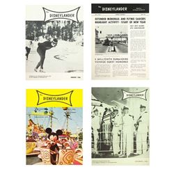 Collection of (4) "The Disneylander" Magazines.