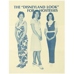 "The 'Disneyland Look' for Hostesses" Pamphlet.