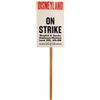 Image 1 : "Disneyland on Strike" Picket Sign and Photo.