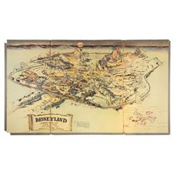 1953 Disneyland Presentation Map.